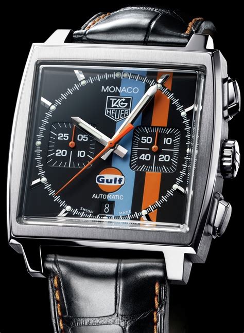 tag monaco gulf watch|tag heuer monaco black.